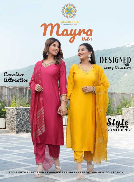 Passion Tree Mayra Vol 1 Kurti with Dupatta Bottom Silk Catalog 6 Pcs 1 510x692 - Passion Tree Mayra Vol 1 Kurti with Dupatta Bottom Silk Catalog 6 Pcs