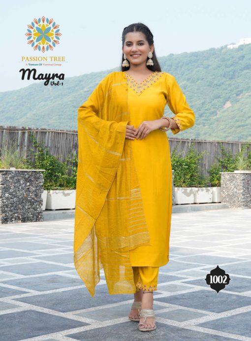 Passion Tree Mayra Vol 1 Kurti with Dupatta Bottom Silk Catalog 6 Pcs 4 510x692 - Passion Tree Mayra Vol 1 Kurti with Dupatta Bottom Silk Catalog 6 Pcs