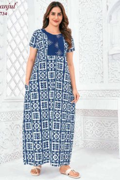 Pranjul Pragati Vol 7 A Nighty Wholesale Catalog 10 Pcs XL