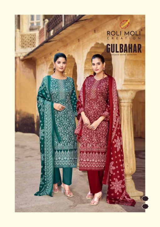 Roli Moli Gulbahar Pashmina Salwar Suit Catalog 8 Pcs 1 510x722 - Roli Moli Gulbahar Pashmina Salwar Suit Catalog 8 Pcs