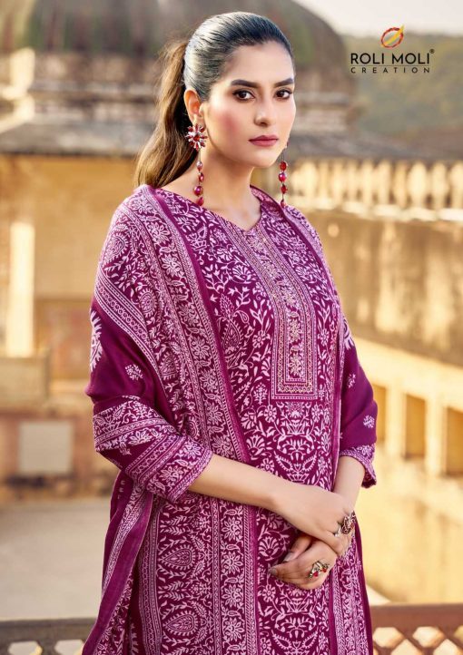 Roli Moli Gulbahar Pashmina Salwar Suit Catalog 8 Pcs 5 510x722 - Roli Moli Gulbahar Pashmina Salwar Suit Catalog 8 Pcs