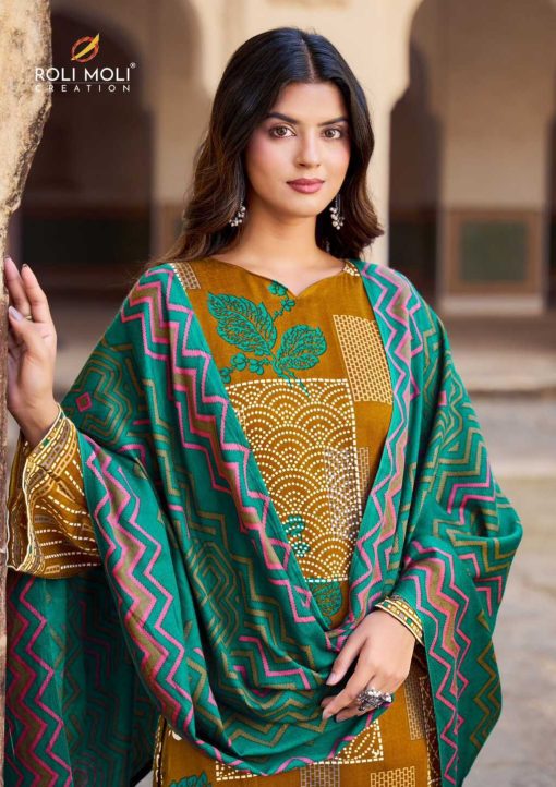 Roli Moli Naqush Pashmina Salwar Suit Catalog 8 Pcs 6 510x722 - Roli Moli Naqush Pashmina Salwar Suit Catalog 8 Pcs