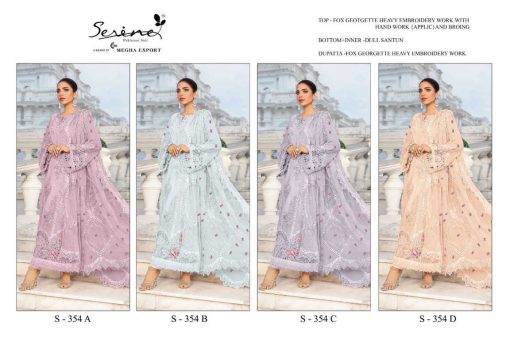 Serene S 354 A D Georgette Salwar Suit Catalog 4 Pcs 10 510x340 - Serene S 354 A-D Georgette Salwar Suit Catalog 4 Pcs