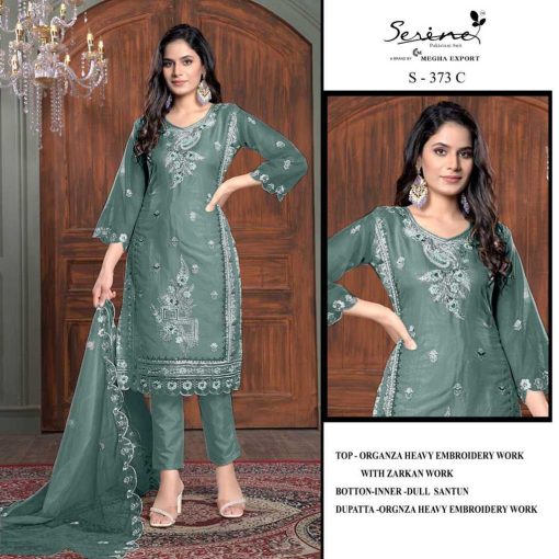 Serene S 373 A D Organza Salwar Suit Catalog 4 Pcs 3 510x510 - Serene S 373 A-D Organza Salwar Suit Catalog 4 Pcs