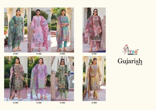 Shree Fabs Gujarish Vol 15 Cotton Salwar Suit Catalog 8 Pcs 11 510x360 - Shree Fabs Gujarish Vol 15 Cotton Salwar Suit Catalog 8 Pcs