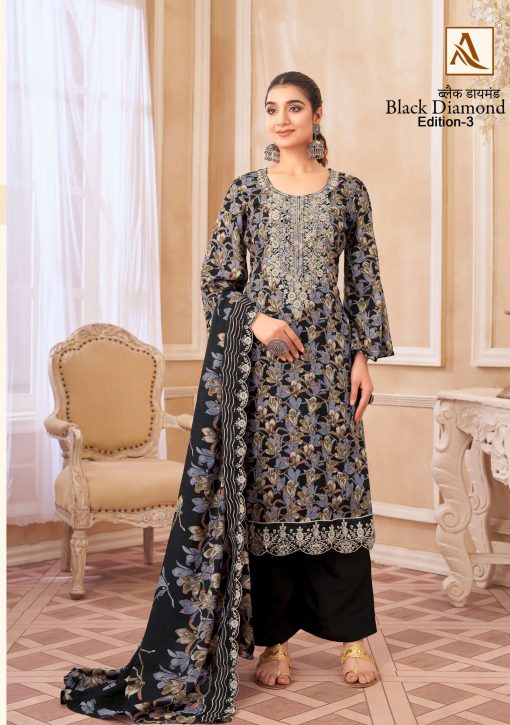 Alok Black Diamond Vol 3 Rayon Salwar Suit Catalog 8 Pcs 5 510x725 - Alok Black Diamond Vol 3 Rayon Salwar Suit Catalog 8 Pcs