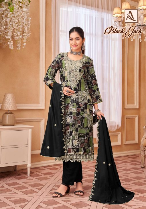 Alok Black Jack Viscose Salwar Suit Catalog 6 Pcs 15 510x728 - Alok Black Jack Viscose Salwar Suit Catalog 6 Pcs