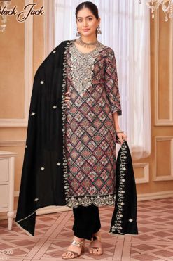 Alok Black Jack Viscose Salwar Suit Catalog 6 Pcs