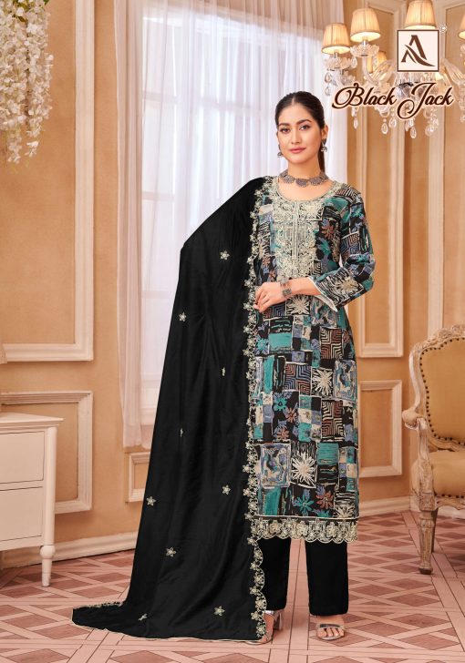 Alok Black Jack Viscose Salwar Suit Catalog 6 Pcs 7 510x728 - Alok Black Jack Viscose Salwar Suit Catalog 6 Pcs