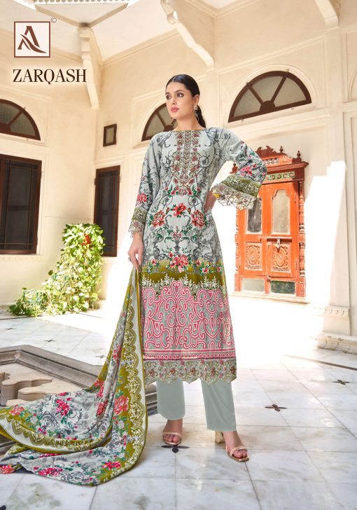 Alok Zarqash Cotton Salwar Suit Catalog 8 Pcs 7 510x728 - Alok Zarqash Cotton Salwar Suit Catalog 8 Pcs