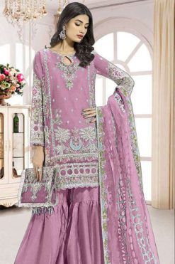 Bilqis B 106 A-D Organza Salwar Suit Catalog 4 Pcs