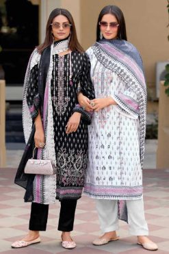 Deepsy Bin Saeed Lawn Collection Vol 12 Salwar Suit Catalog 6 Pcs