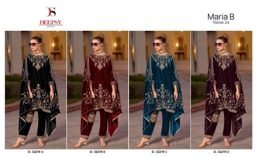 Deepsy Maria B Velvet Vol 24 Hit Design 32219 A D Velvet Salwar Suit Catalog 4 Pcs 7 510x310 - Deepsy Maria B Velvet Vol 24 Hit Design 32219 A-D Velvet Salwar Suit Catalog 4 Pcs