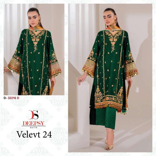 Deepsy Velvet Vol 24 Hit Design 32216 A D Velvet Salwar Suit Catalog 4 Pcs 1 510x510 - Deepsy Velvet Vol 24 Hit Design 32216 A-D Velvet Salwar Suit Catalog 4 Pcs