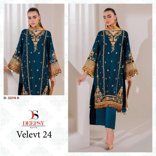 Deepsy Velvet Vol 24 Hit Design 32216 A D Velvet Salwar Suit Catalog 4 Pcs 3 510x510 - Deepsy Velvet Vol 24 Hit Design 32216 A-D Velvet Salwar Suit Catalog 4 Pcs