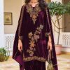 Deepsy Velvet Vol 24 Hit Design 32220 A-D Velvet Salwar Suit Catalog 4 Pcs