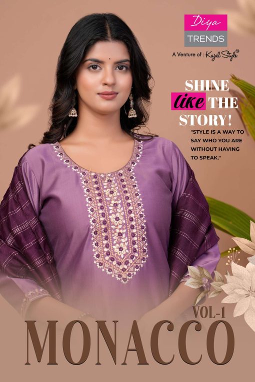 Diya Trends Monacco Vol 1 by Kajal Style Silk Kurti with Dupatta Bottom Catalog 8 Pcs 1 510x765 - Diya Trends Monacco Vol 1 by Kajal Style Silk Kurti with Dupatta Bottom Catalog 8 Pcs