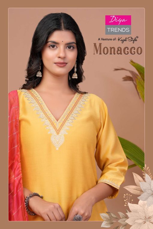 Diya Trends Monacco Vol 1 by Kajal Style Silk Kurti with Dupatta Bottom Catalog 8 Pcs 10 510x765 - Diya Trends Monacco Vol 1 by Kajal Style Silk Kurti with Dupatta Bottom Catalog 8 Pcs