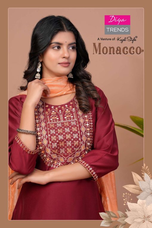 Diya Trends Monacco Vol 1 by Kajal Style Silk Kurti with Dupatta Bottom Catalog 8 Pcs 2 510x765 - Diya Trends Monacco Vol 1 by Kajal Style Silk Kurti with Dupatta Bottom Catalog 8 Pcs