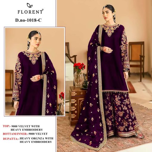 Florent DN 1018 A D Velvet Collection Salwar Suit Catalog 4 Pcs 2 510x510 - Florent DN 1018 A-D Velvet Collection Salwar Suit Catalog 4 Pcs