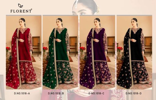 Florent DN 1018 A D Velvet Collection Salwar Suit Catalog 4 Pcs 9 510x328 - Florent DN 1018 A-D Velvet Collection Salwar Suit Catalog 4 Pcs