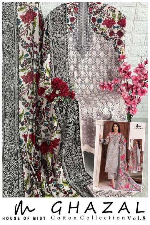 Ghazal Cotton Collection Vol 8 Salwar Suit Catalog 6 Pcs 8 510x766 - Ghazal Cotton Collection Vol 8 Salwar Suit Catalog 6 Pcs