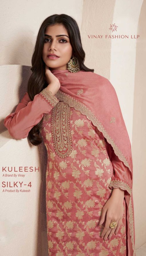 Kuleesh Silky Vol 4 by Vinay Silk Salwar Suit Catalog 4 Pcs 2 510x893 - Kuleesh Silky Vol 4 by Vinay Silk Salwar Suit Catalog 4 Pcs