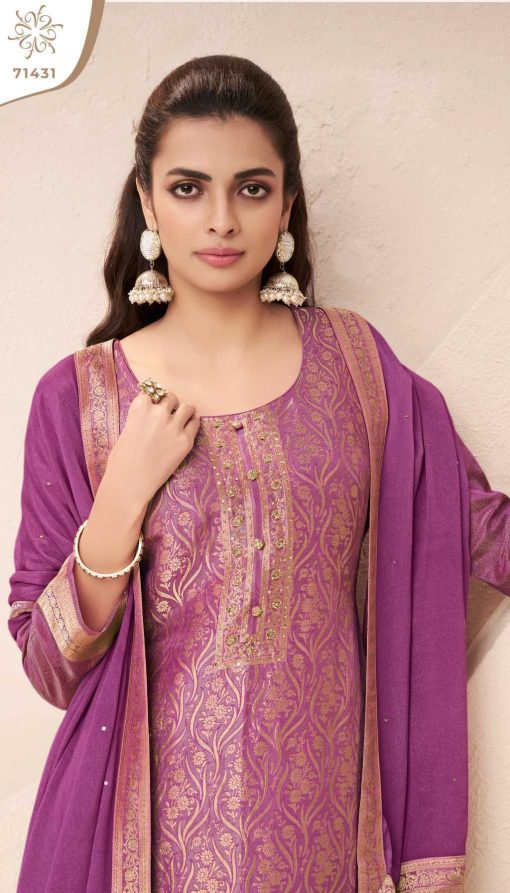 Kuleesh Star by Vinay Jacquard Salwar Suit Catalog 4 Pcs 2 510x893 - Kuleesh Star by Vinay Jacquard Salwar Suit Catalog 4 Pcs