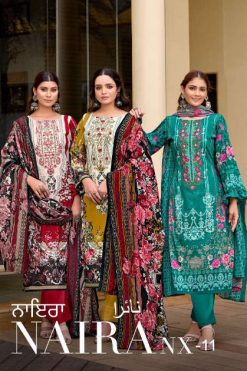 Levisha Naira NX Vol 11 Cotton Salwar Suit Catalog 8 Pcs