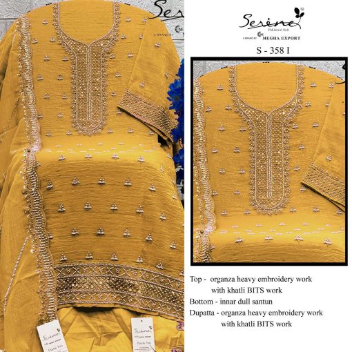 Serene S 358 A D Organza Salwar Suit Catalog 4 Pcs 1 510x510 - Serene S 358 A-D Organza Salwar Suit Catalog 4 Pcs