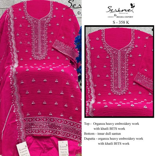 Serene S 358 A D Organza Salwar Suit Catalog 4 Pcs 3 510x510 - Serene S 358 A-D Organza Salwar Suit Catalog 4 Pcs