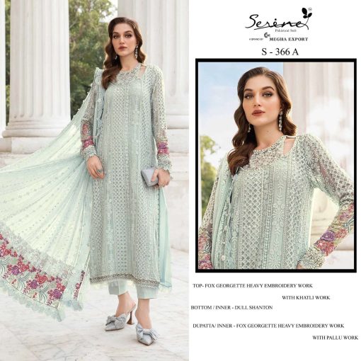 Serene S 366 A D Georgette Salwar Suit Catalog 4 Pcs 1 510x510 - Serene S 366 A-D Georgette Salwar Suit Catalog 4 Pcs