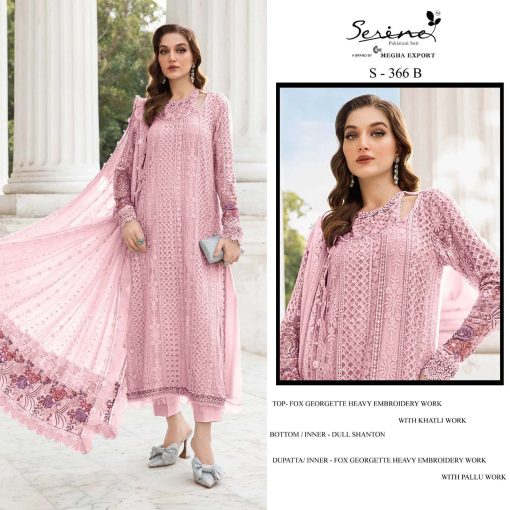 Serene S 366 A D Georgette Salwar Suit Catalog 4 Pcs 2 510x510 - Serene S 366 A-D Georgette Salwar Suit Catalog 4 Pcs