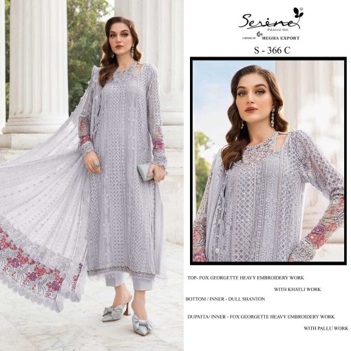 Serene S 366 A D Georgette Salwar Suit Catalog 4 Pcs 3 510x510 - Serene S 366 A-D Georgette Salwar Suit Catalog 4 Pcs