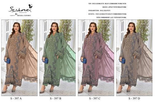 Serene S 397 A D Georgette Salwar Suit Catalog 4 Pcs 5 510x340 - Serene S 397 A-D Georgette Salwar Suit Catalog 4 Pcs