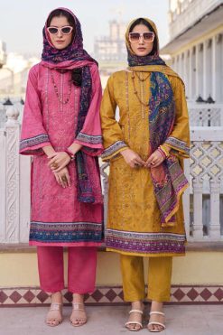 Shree Fabs Bin Saeed Lawn Collection Vol 16 Cotton Salwar Suit Catalog 6 Pcs