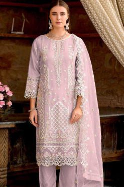 Shree Fabs K 5295 Organza Salwar Suit Catalog 4 Pcs