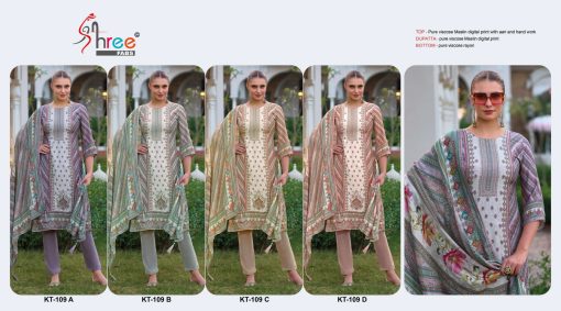 Shree Fabs KT 109 A D Viscose Salwar Suit Catalog 4 Pcs 9 510x283 - Shree Fabs KT 109 A-D Viscose Salwar Suit Catalog 4 Pcs