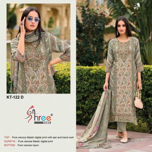 Shree Fabs KT 122 Muslin Salwar Suit Catalog 4 Pcs 4 510x510 - Shree Fabs KT 122 Muslin Salwar Suit Catalog 4 Pcs