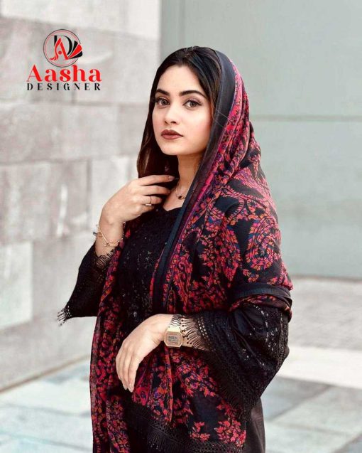 Aasha DN 1139 A D Chiffon Cotton Salwar Suit Catalog 4 Pcs 7 510x637 - Aasha DN 1139 A-D Chiffon Cotton Salwar Suit Catalog 4 Pcs