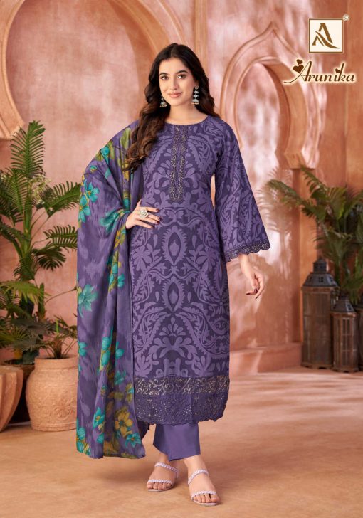 Alok Arunika Cotton Salwar Suit Catalog 6 Pcs 5 510x728 - Alok Arunika Cotton Salwar Suit Catalog 6 Pcs