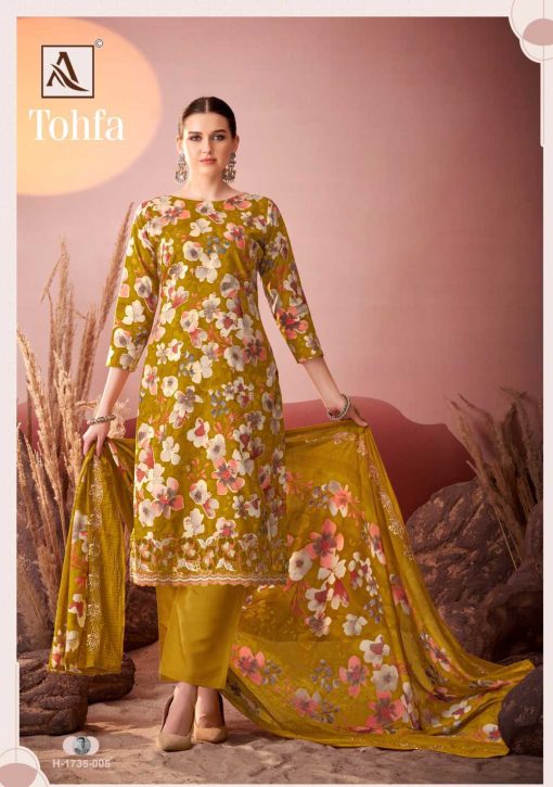 Alok Tohfa Cotton Salwar Suit Catalog 6 Pcs 7 510x725 - Alok Tohfa Cotton Salwar Suit Catalog 6 Pcs