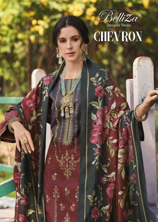 Belliza Chevron Cotton Salwar Suit Catalog 8 Pcs 1 510x719 - Belliza Chevron Cotton Salwar Suit Catalog 8 Pcs