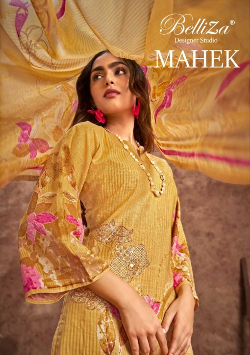 Belliza Mahek Cotton Salwar Suit Catalog 4 Pcs 1 1 510x725 - Belliza Mahek Cotton Salwar Suit Catalog 4 Pcs