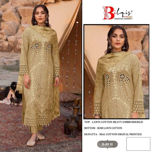 Bilqis B 89 E H Cotton Salwar Suit Catalog 4 Pcs 1 510x510 - Bilqis B 89 E-H Cotton Salwar Suit Catalog 4 Pcs