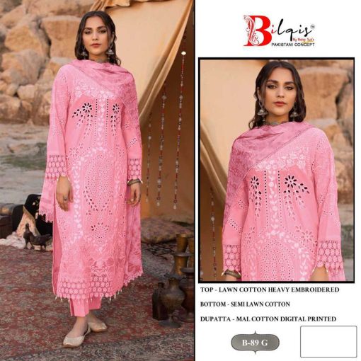 Bilqis B 89 E H Cotton Salwar Suit Catalog 4 Pcs 5 510x510 - Bilqis B 89 E-H Cotton Salwar Suit Catalog 4 Pcs