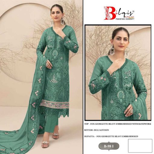 Bilqis B 98 I L Georgette Salwar Suit Catalog 4 Pcs 4 510x510 - Bilqis B 98 I-L Georgette Salwar Suit Catalog 4 Pcs