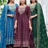 Blue Hills Samaira Kurti with Dupatta Bottom Rayon Catalog 4 Pcs