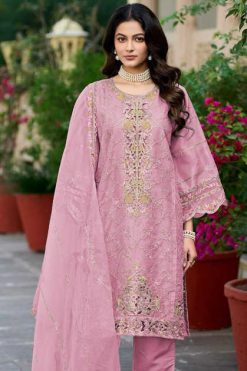 Deepsy DN 2173 A-D Organza Salwar Suit Catalog 4 Pcs