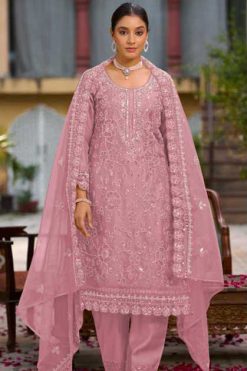 Deepsy DN 2183 A-D Organza Salwar Suit Catalog 4 Pcs